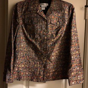Brocade tapestry type material jacket
